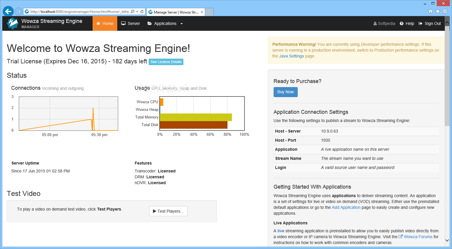Hướng dẫn start/stop Wowza Streaming Engine software