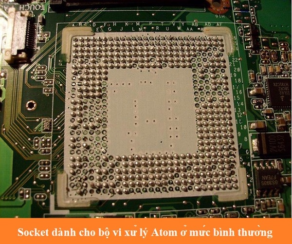 Socket cơ bản dành cho chip Atom bình dân
